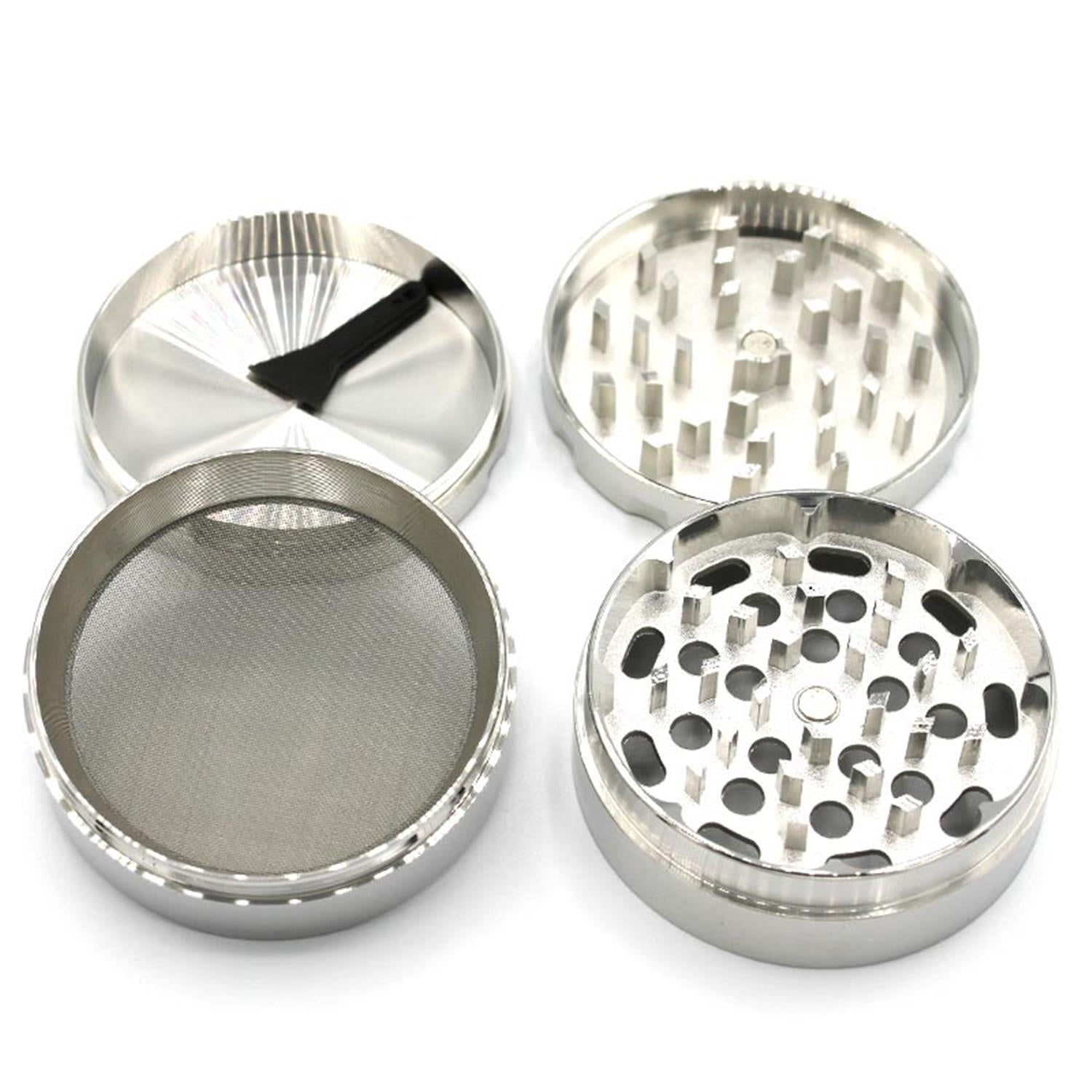 Grinder 4-teilig Aluminium silber ø 60 mm