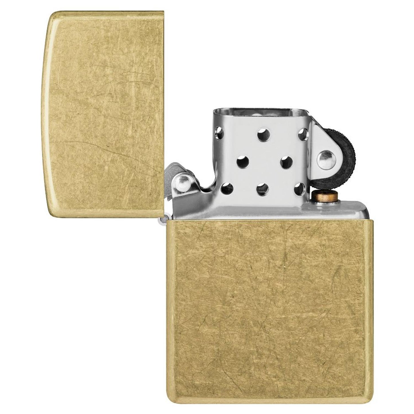 Zippo Benzinfeuerzeug Street Brass