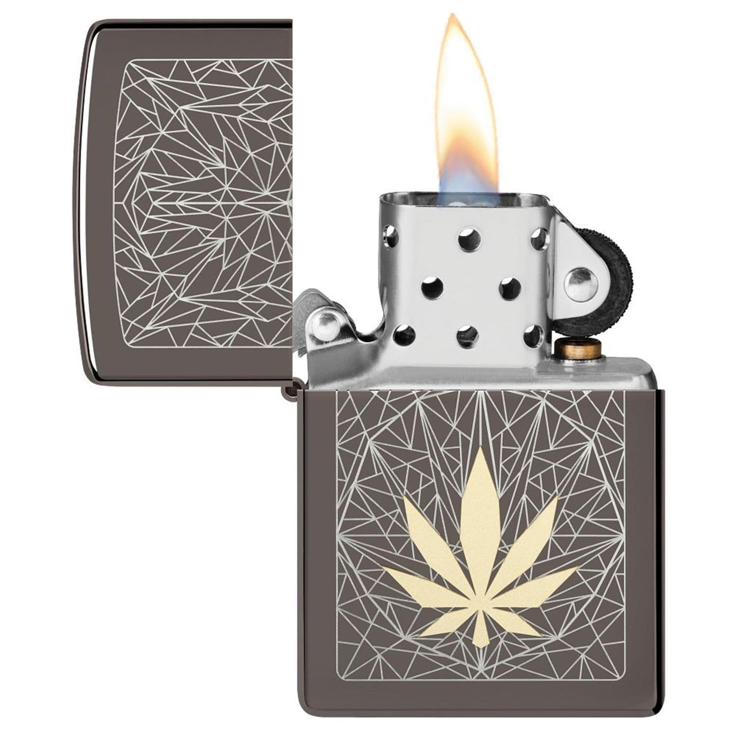 Zippo Benzinfeuerzeug Cannabis Design