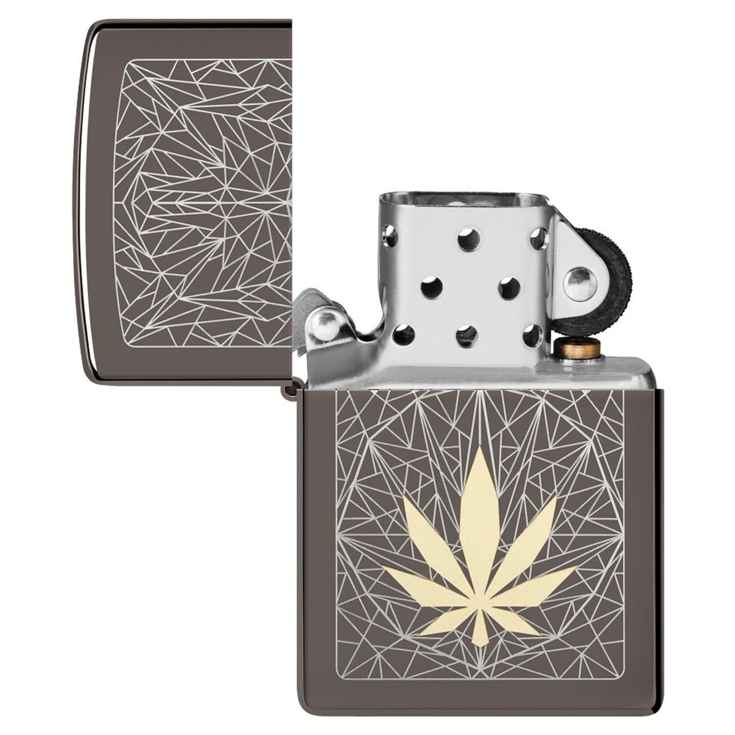 Zippo Benzinfeuerzeug Cannabis Design