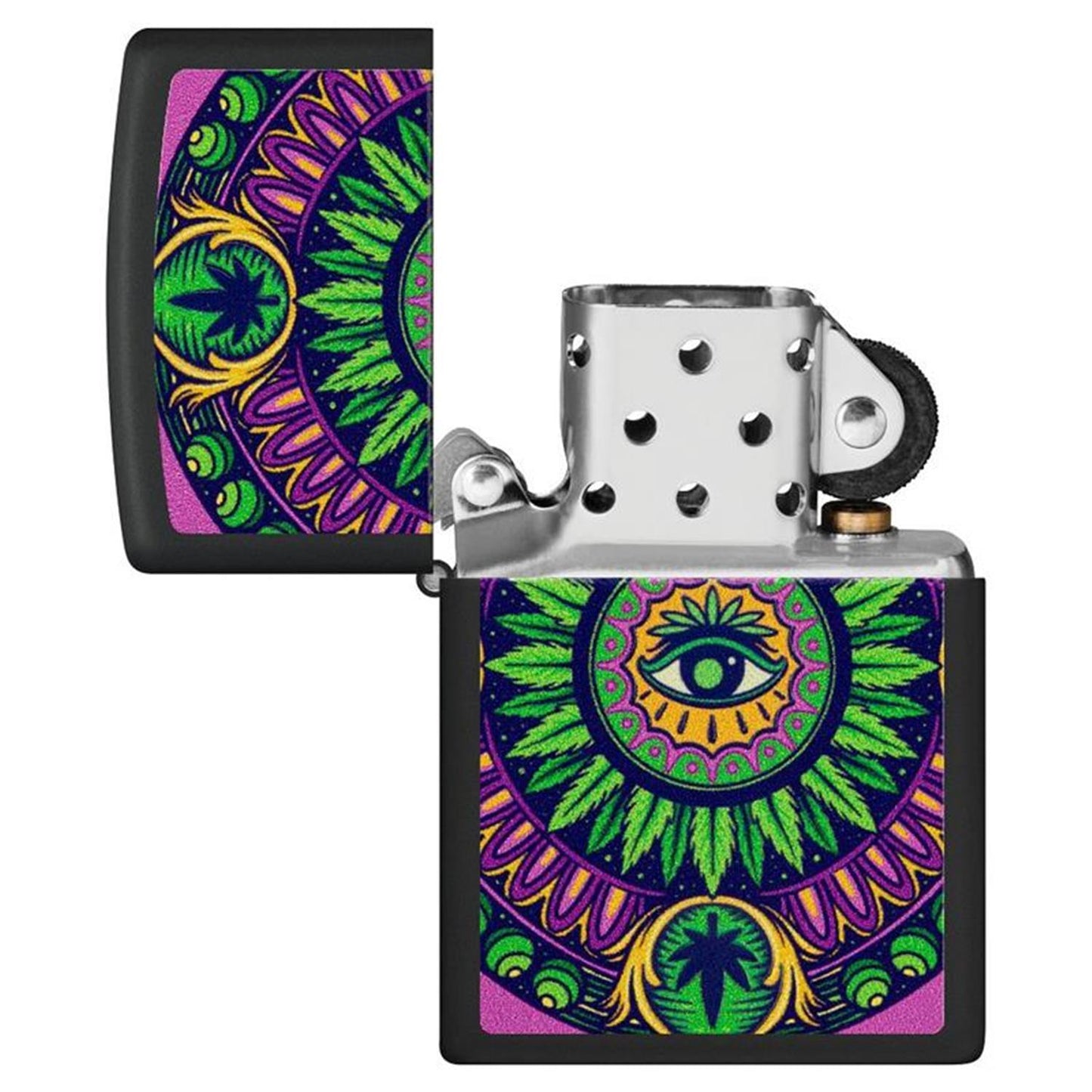Zippo Benzinfeuerzeug Cannabis Pattern Design