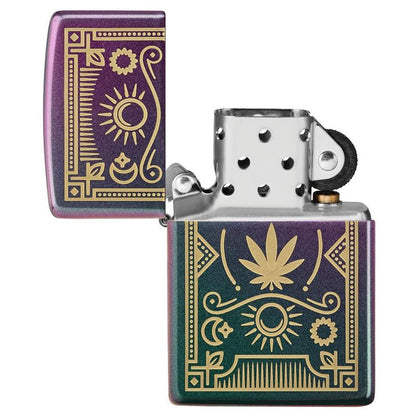 Zippo Benzinfeuerzeug Cannabis Design
