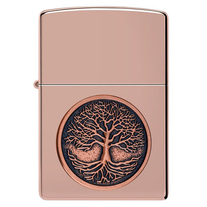Zippo Benzinfeuerzeug 49190 Tree Of Life Emblem