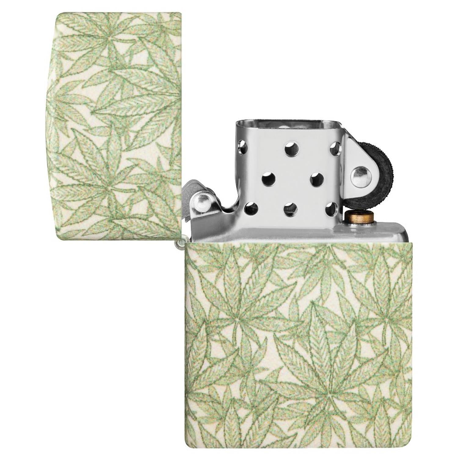 Zippo Benzinfeuerzeug Cannabis Design