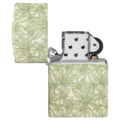 Zippo Benzinfeuerzeug Cannabis Design