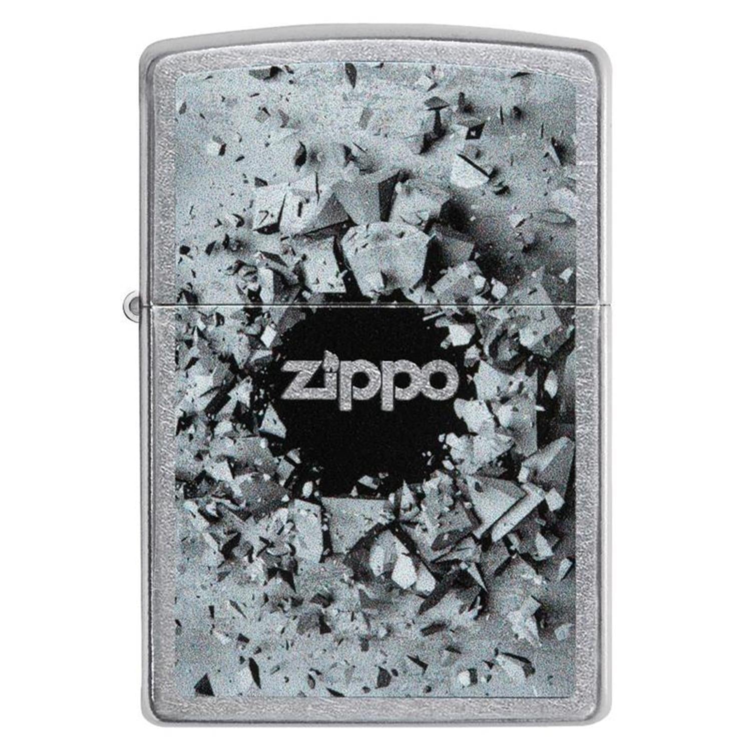 Zippo Benzinfeuerzeug Concrete Hole Design