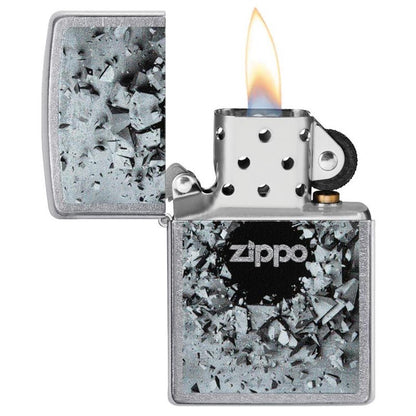 Zippo Benzinfeuerzeug Concrete Hole Design