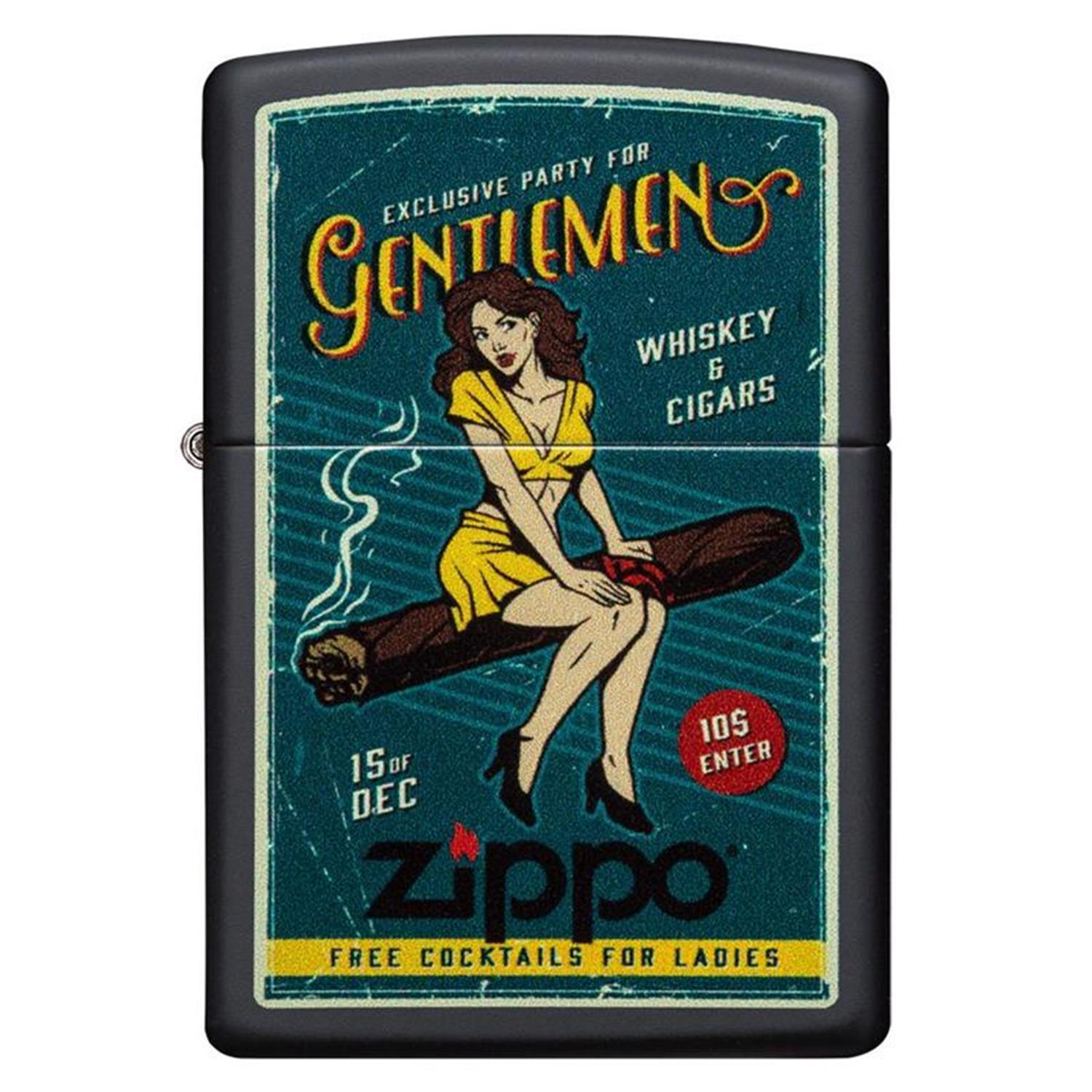 Zippo Benzinfeuerzeug Cigar Girl Design