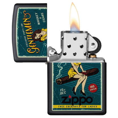 Zippo Benzinfeuerzeug Cigar Girl Design