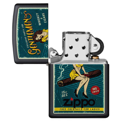 Zippo Benzinfeuerzeug Cigar Girl Design