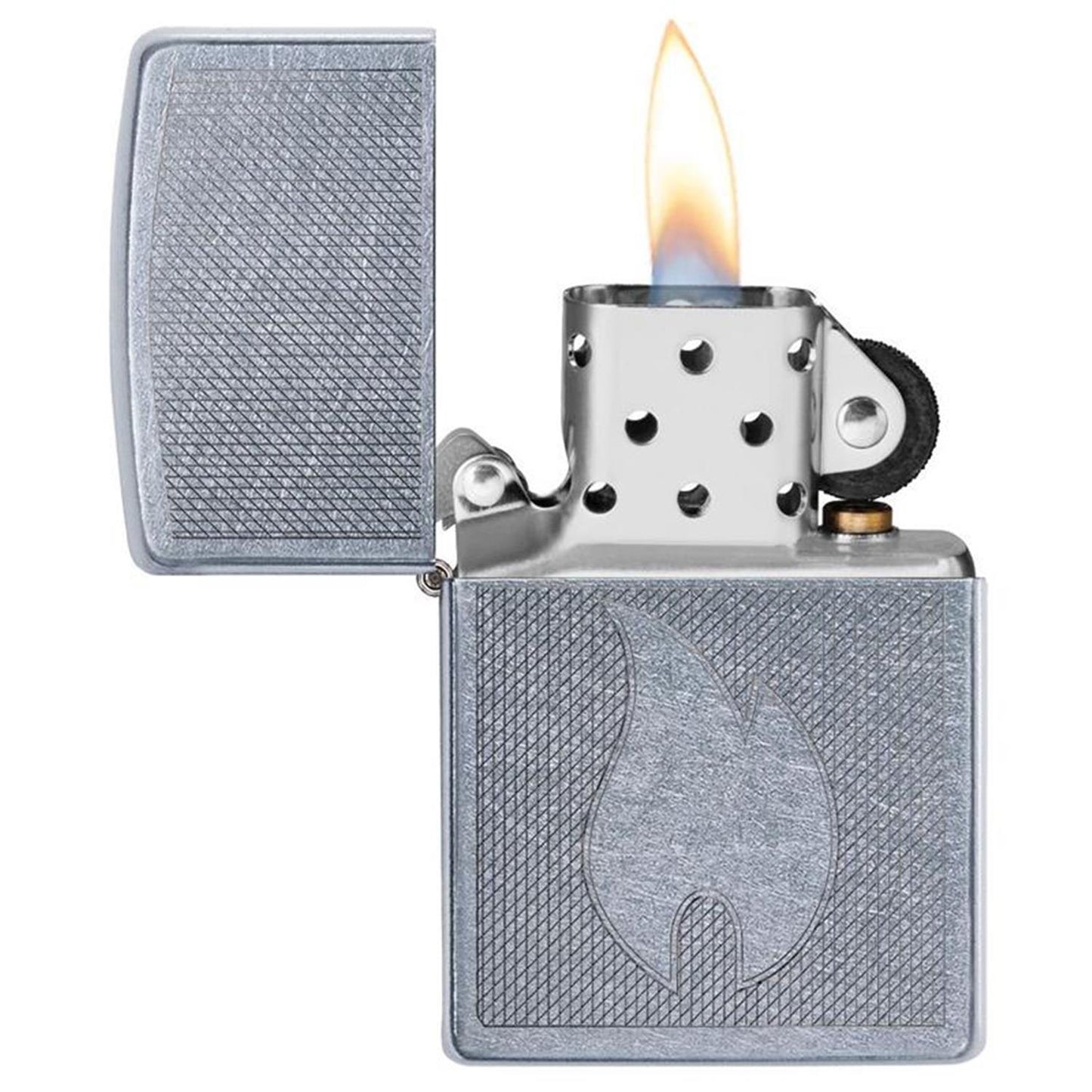 Zippo Benzinfeuerzeug 207 Zippo Flame Design