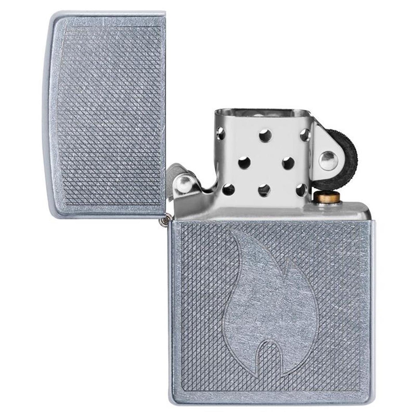 Zippo Benzinfeuerzeug 207 Zippo Flame Design