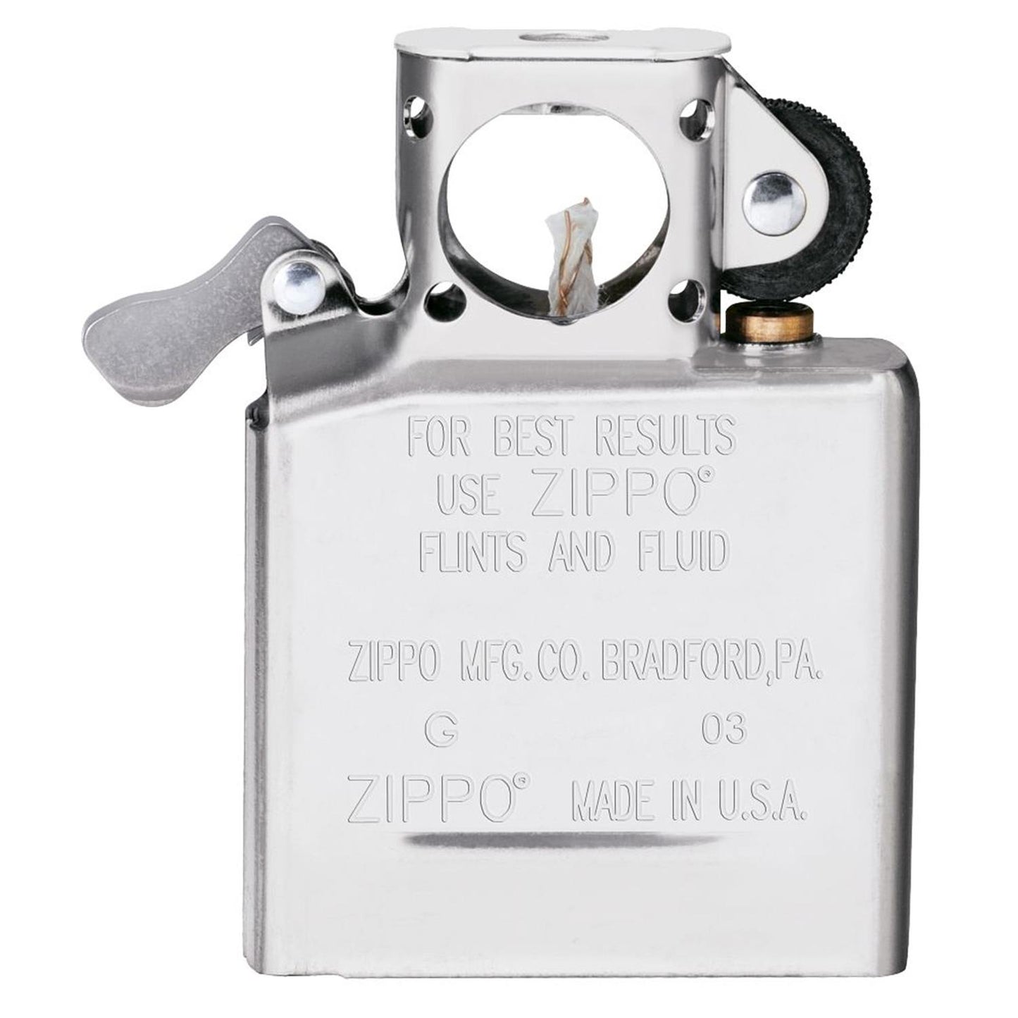 Zippo Benzinfeuerzeug Pfeifen-Einsatz Chrome