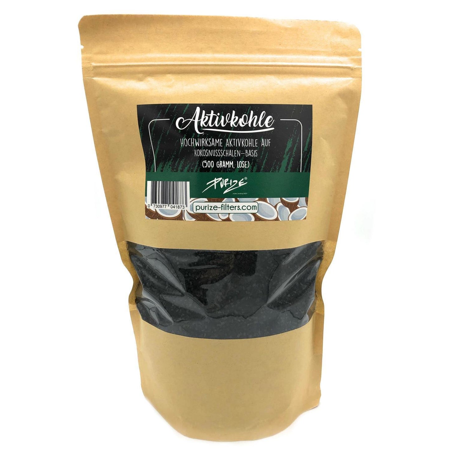 PURIZE Aktivkohle lose – Coconut 500 gr.