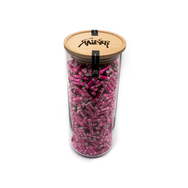Aktivkohlefilter Cellulose Slim 6mm 825er Glas (Mixed/Pink/Green)