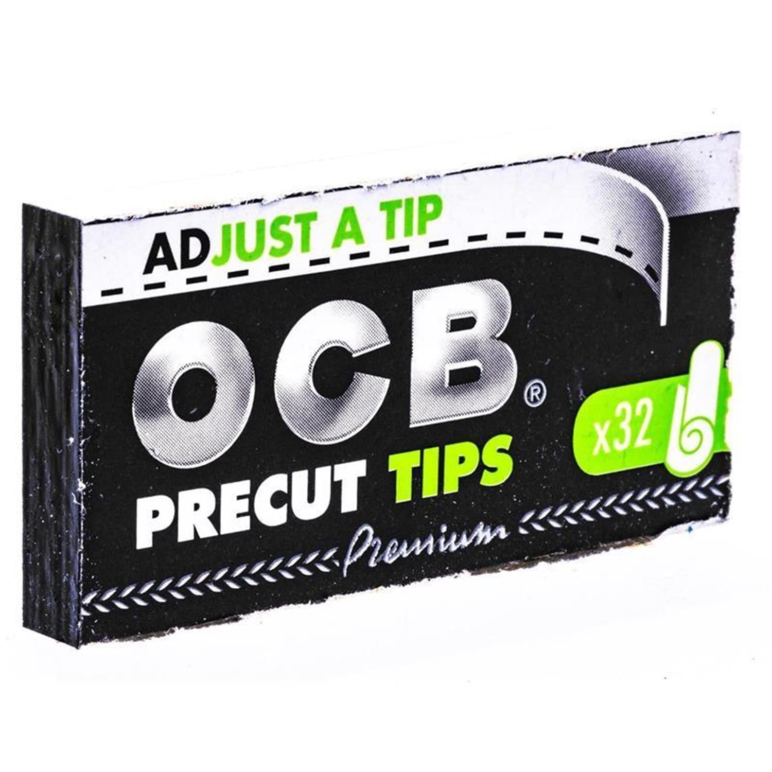 OCB Premium Tips Precut Wide - 32 Filter Tips