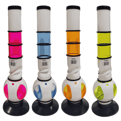 Atomic Acrylbong | H: 40cm - Bubble Design
