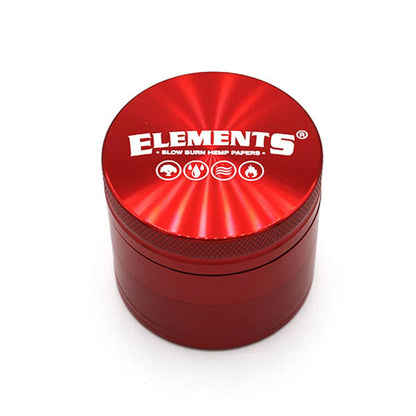 Elements Grinder Aluminium rot 4-teilig Small Ø 49 mm