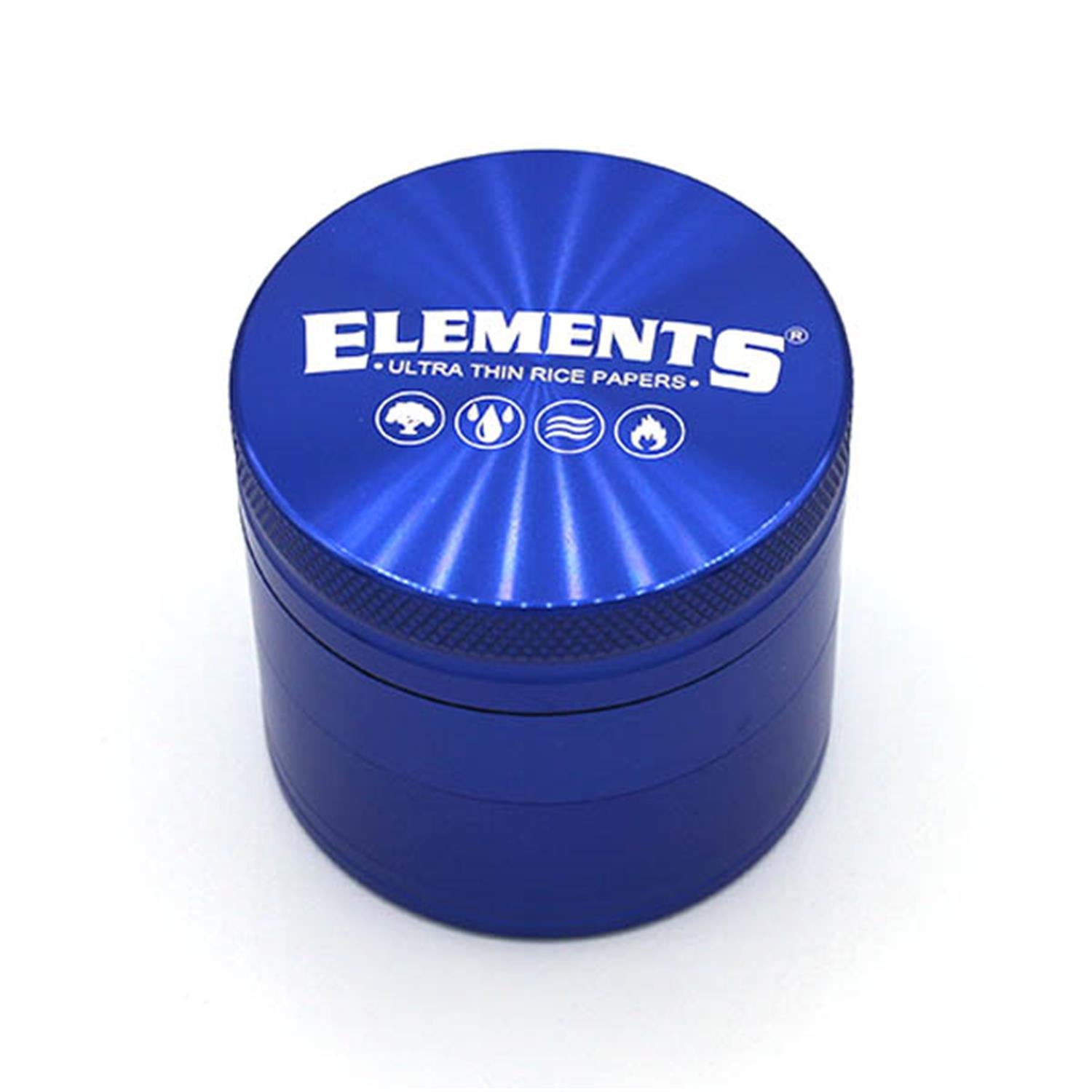 Elements Grinder Aluminium blau 4-teilig Small Ø 49 mm