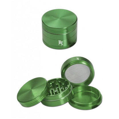 Black Leaf Alu-Grinder 4-teilig grün ø 40 mm