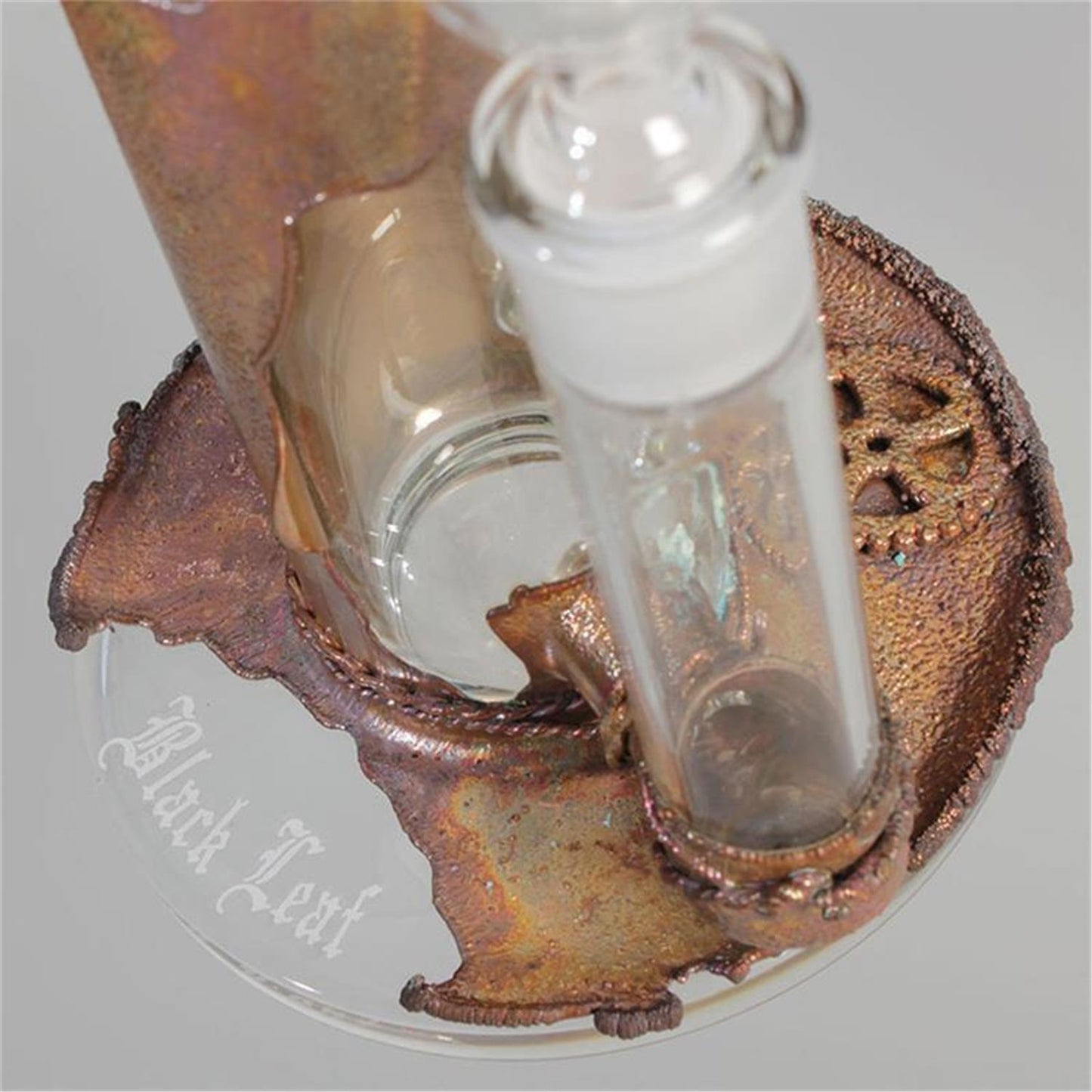 Black Leaf Archimedes Reactor Icebong mit Kupfermantel | H: 40cm, Ø: 50mm, Schl.: 18,8 mm