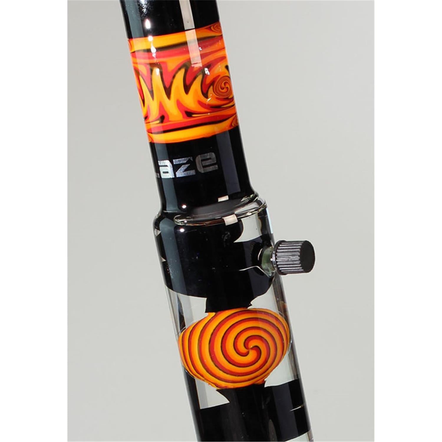 Blaze Glass Coolbong 2-tlg. m. DiD-Adapter | H: 55cm, Ø: 65/50mm, Schl.: 29, 14,5 & 45mm