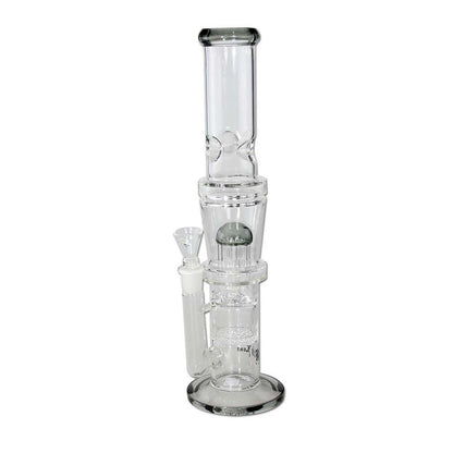 Black Leaf Icebong HoneyComb Baumperkolator grau | H: 38,5cm, Ø: 64/50mm, Schl.: 18,8mm