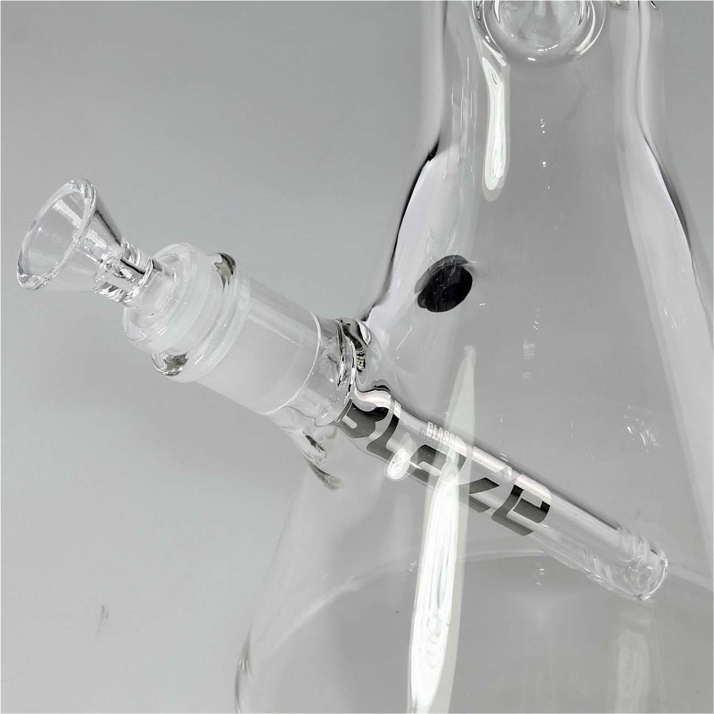 Blaze Glass Plain Beakerbong Ice | H: 55cm, Ø: 50mm, Schl.: 18,8mm