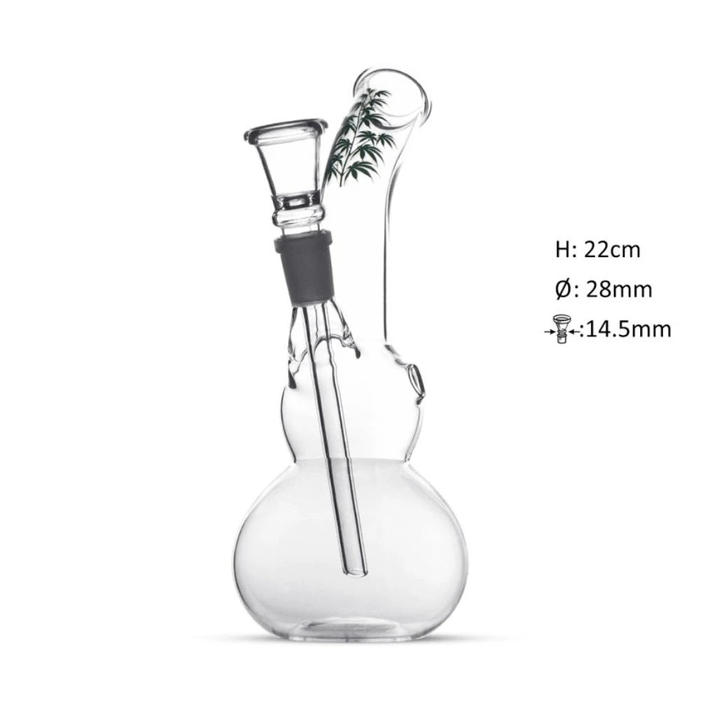 Glasbong Jhari | H: 22cm, Ø: 28mm, Schl.: 14,5mm