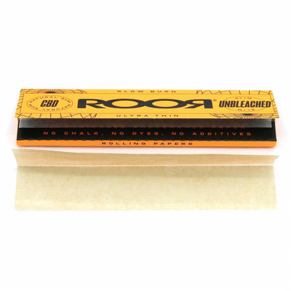 ROOR Unbleached King Size Slim Papers