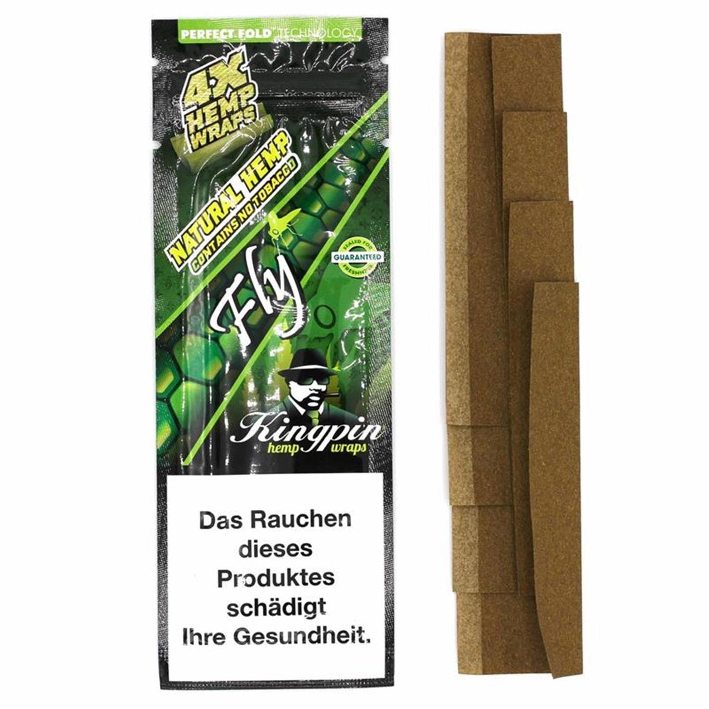 Kingpin Hemp Wraps Fly - 4x
