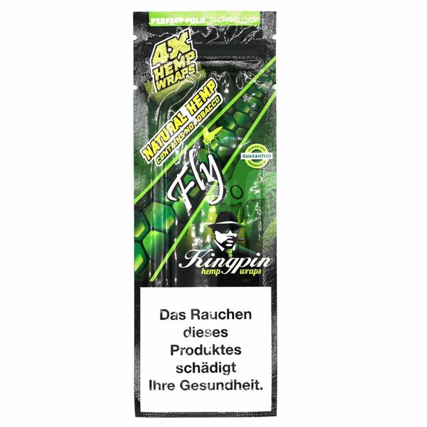 Kingpin Hemp Wraps Fly - 4x