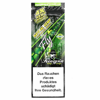 Kingpin Hemp Wraps Fly - 4x