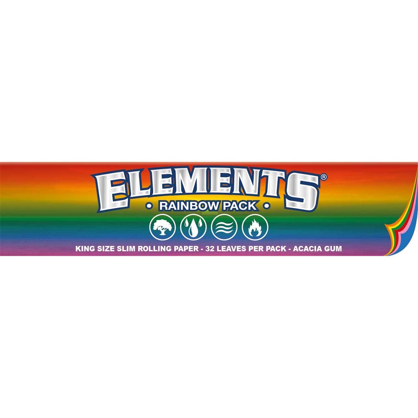 Elements Rainbow Papers King Size Slim