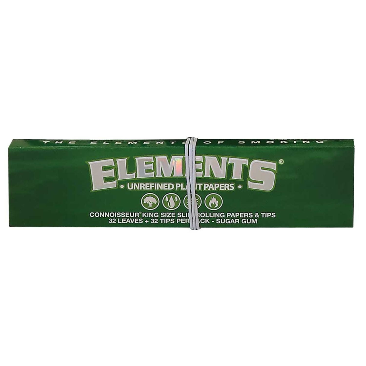 Elements Green Connoisseur King Size Slim + Filter Tips