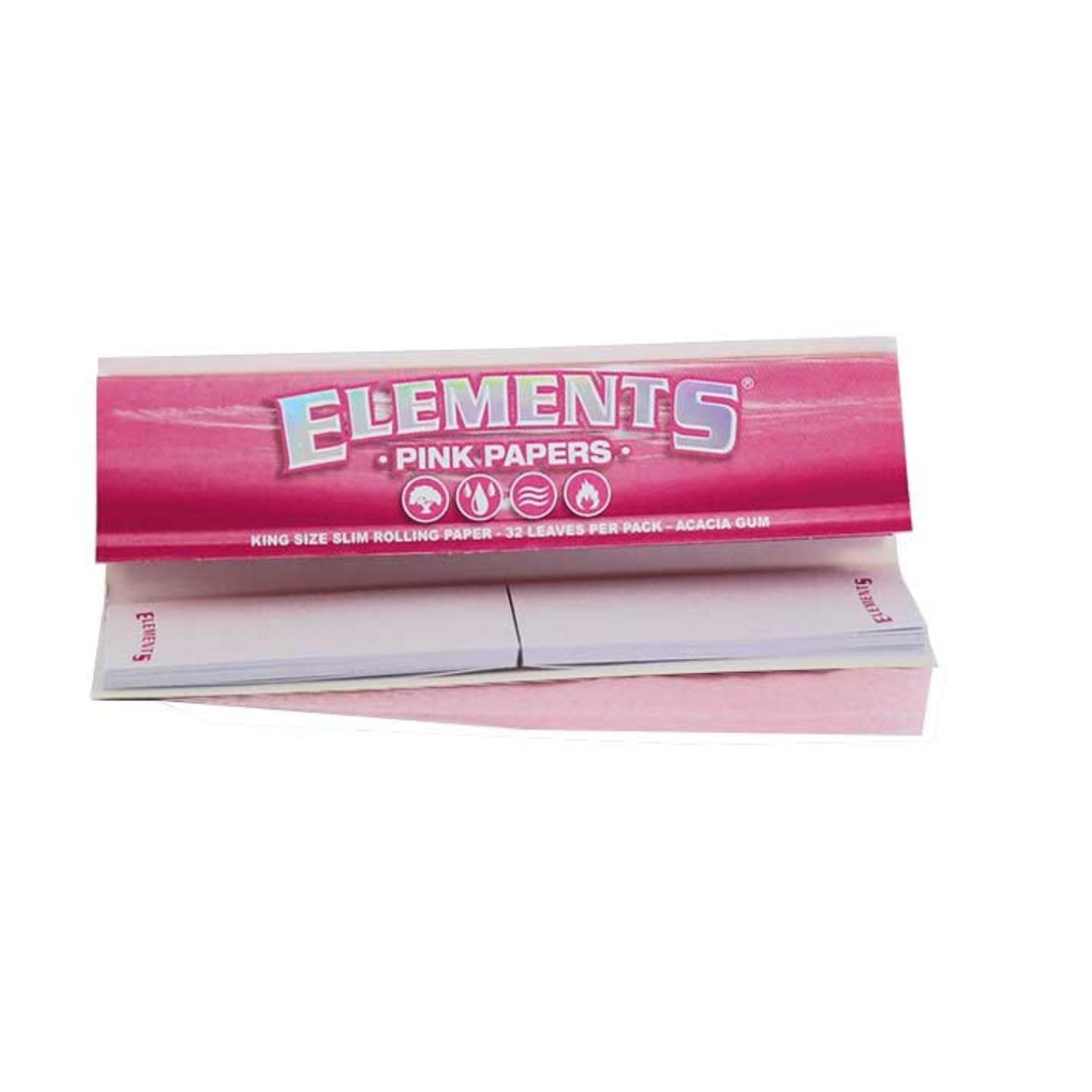 Elements Pink Connoisseur King Size Slim + Filter Tips