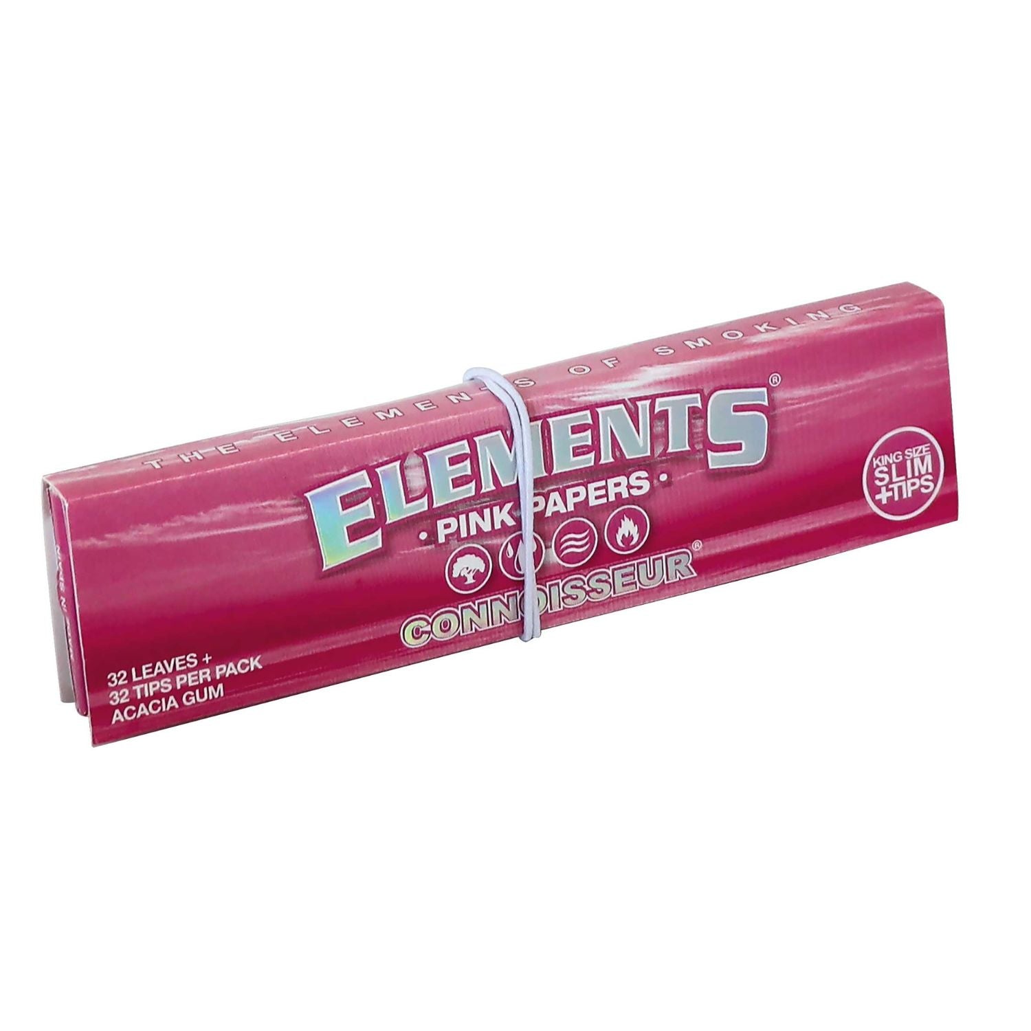 Elements Pink Connoisseur King Size Slim + Filter Tips