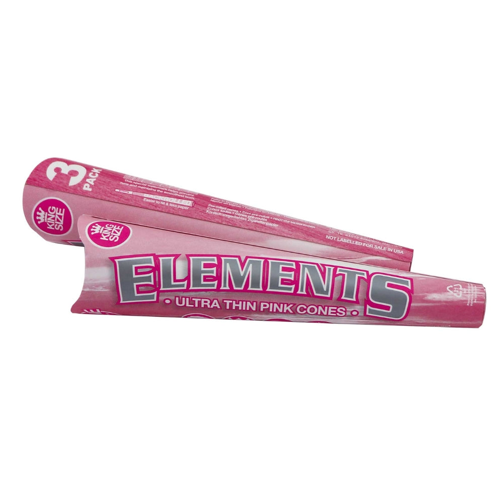 Elements Pre-Rolled Cones Pink KS 3 Stück