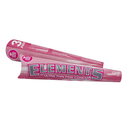 Elements Pre-Rolled Cones Pink KS 3 Stück