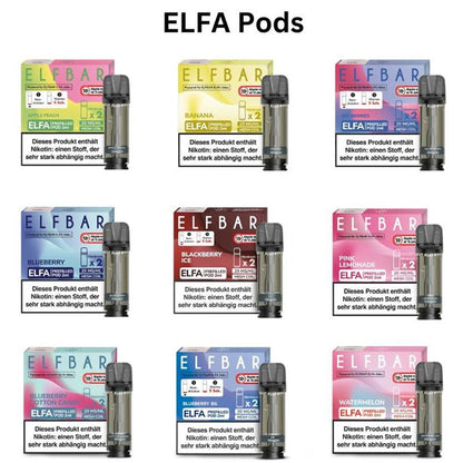 ELFBAR ELFA Pod 2er Pack 20mg/ml - verschiedene Sorten