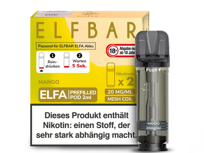 ELFBAR ELFA Pod 2er Pack 20mg/ml - verschiedene Sorten
