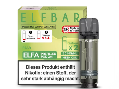 ELFBAR ELFA Pod 2er Pack 20mg/ml - verschiedene Sorten