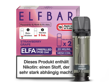 ELFBAR ELFA Pod 2er Pack 20mg/ml - verschiedene Sorten