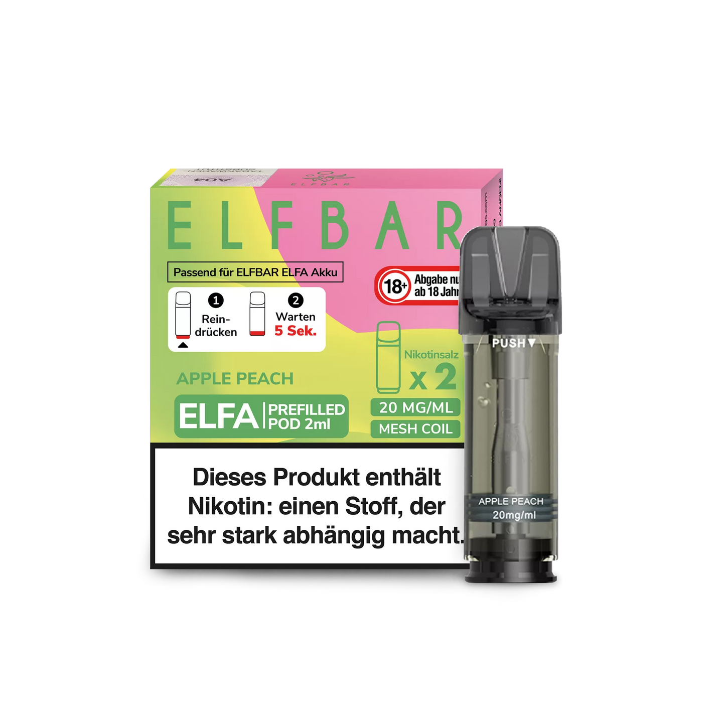 ELFBAR ELFA Pod 2er Pack 20mg/ml - verschiedene Sorten