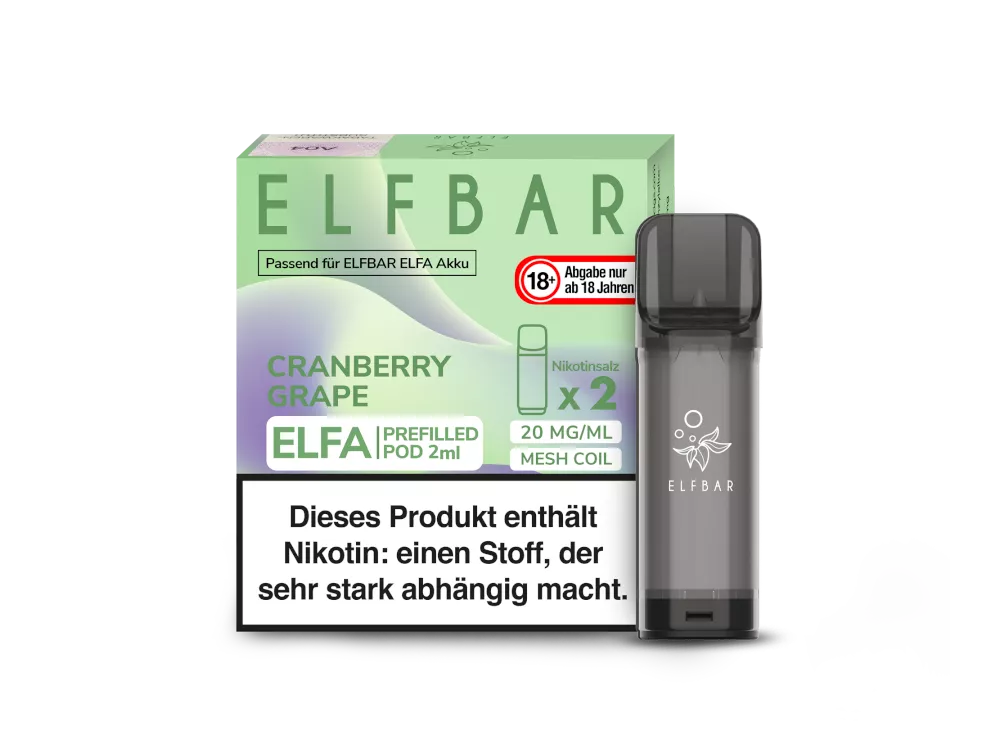 ELFBAR ELFA Pod 2er Pack 20mg/ml - verschiedene Sorten