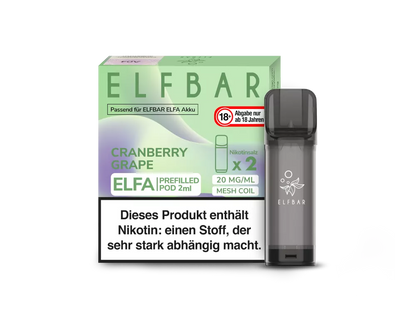 ELFBAR ELFA Pod 2er Pack 20mg/ml - verschiedene Sorten