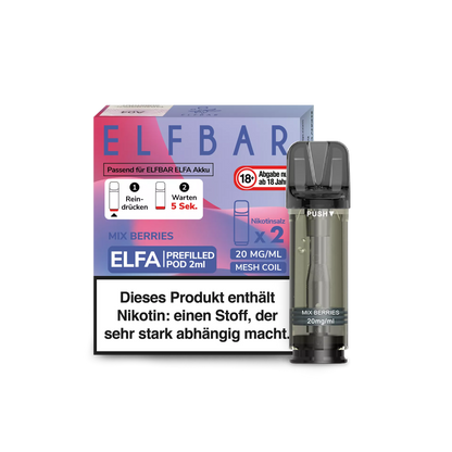 ELFBAR ELFA Pod 2er Pack 20mg/ml - verschiedene Sorten