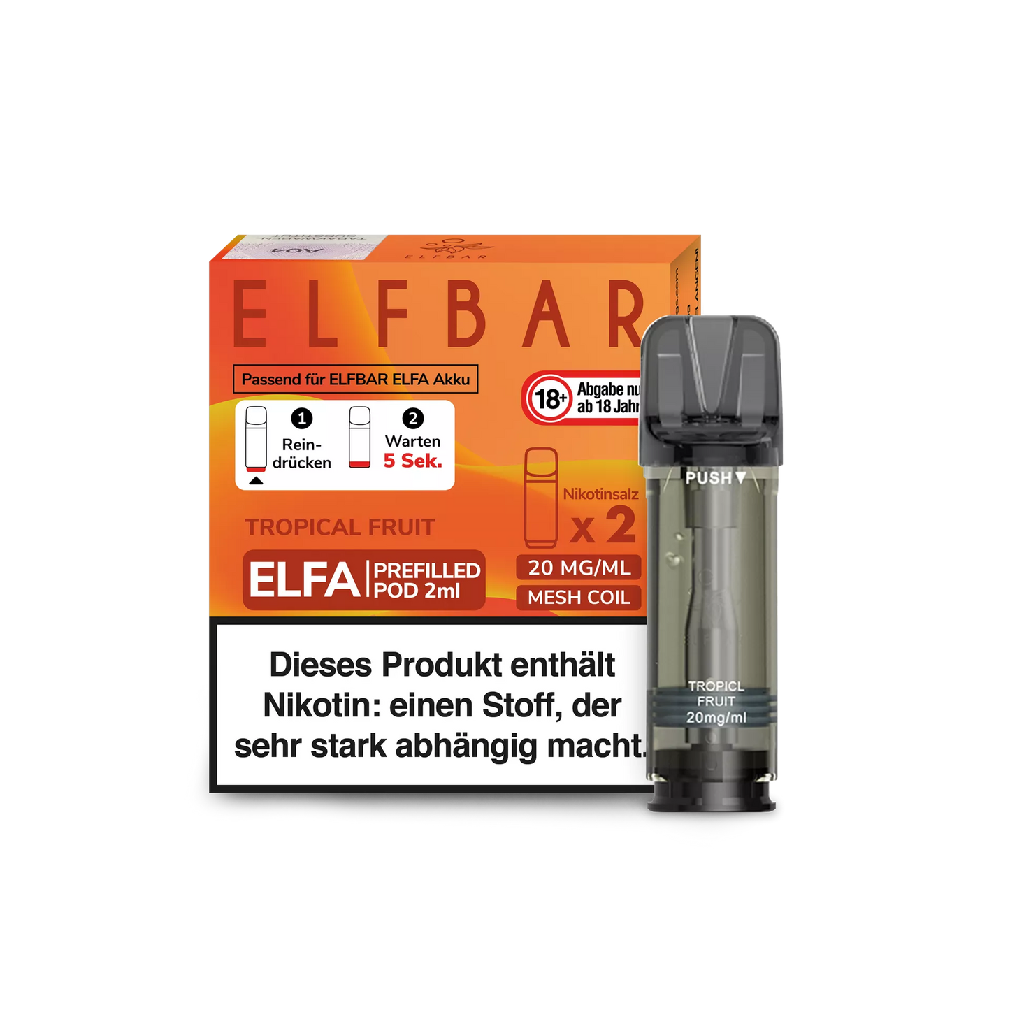 ELFBAR ELFA Pod 2er Pack 20mg/ml - verschiedene Sorten