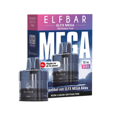 Elfbar ELFX MEGA Pod 0,6 / 0,8 Ohm - 10ml