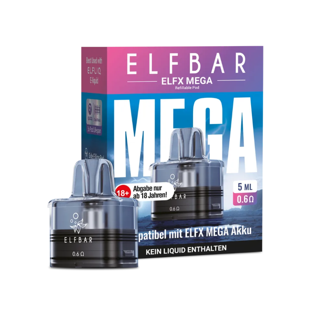 Elfbar ELFX MEGA Pod 0,6 / 0,8 Ohm - 5ml